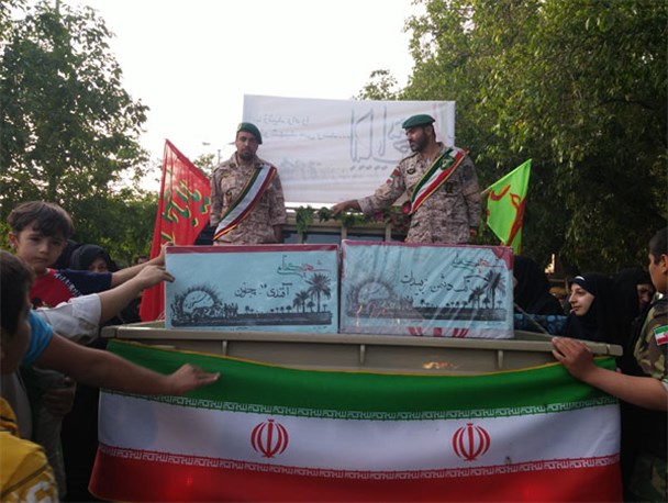 "کاروان معراجیان مجنون" مرهمی بر دل های بیقرارخانواده های شهدای گمنام/شب شیدایی برای کودکان تویسرکانی