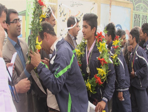 مراسم استقبال از افتخارآفرینان ورزش هیرمند برگزار شد