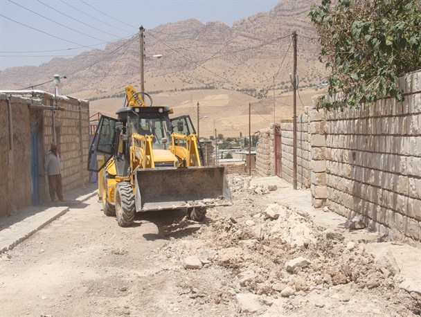 اجرای طرح تعویض شبکه داخلی آبرسانی روستاهای شهرستان سرپلذهاب