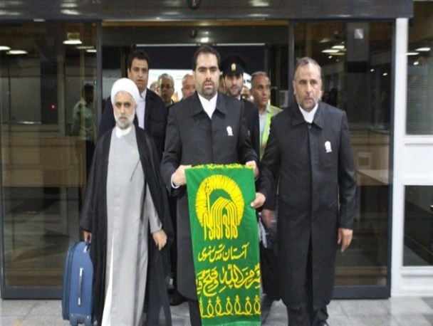 سفیران حرم مقدس رضوی وارد گلستان شدند + تصاویر