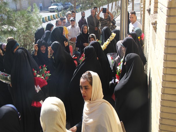 آیین استقبال از ' تیم هاپکیدو بانوان دامغان / طلایی های مسابقات استانی هاپکیدو بانوان در دامغان