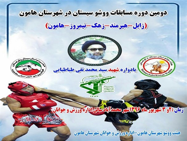 شهرستان هامون میزبان مسابقات ووشو شمال سیستان و بلوچستان شد