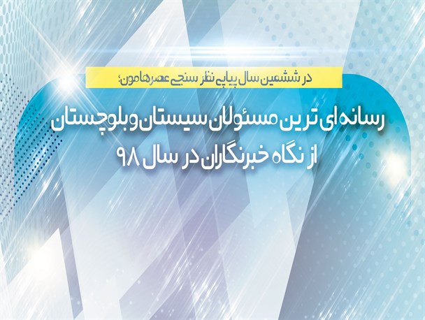 پوستر/ رسانه ای ترین مسئولان سیستان وبلوچستان