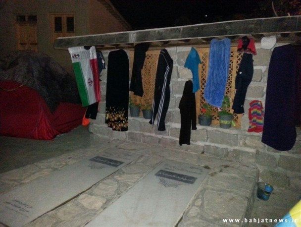 تصاویر دردناک از بی حرمتی به شهدای گمنام ماسوله!