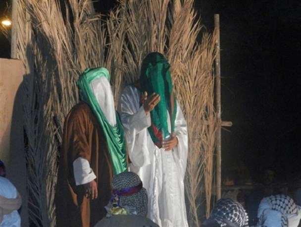بازسازی واقعه غدیر در شهرستان کارون برگزار شد