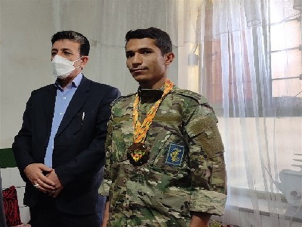 تکاور دهدشتی برنده مسابقات بین اللملی نظامی روسیه تجلیل شد