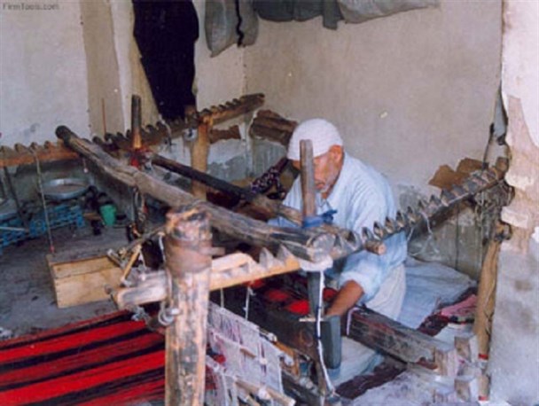 آشنایی با هنر لنگ‌بافی از صنایع دستی شوشتر