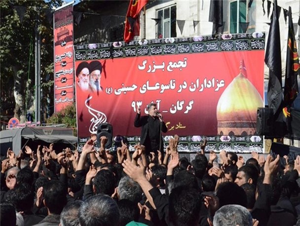 تجمع بزرگ هیات مذهبی گرگان در روز تاسوعا