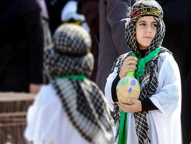 شور عاشورایی کودکان ساروی +تصاویر
