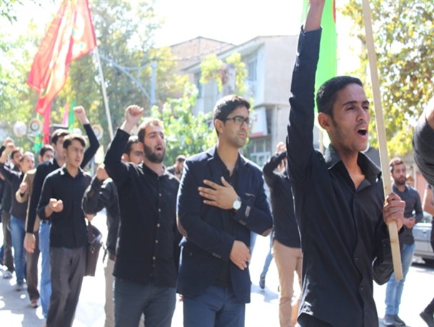 دسته روی عظیم دانشگاهیان عاشورائی گلستان+تصاویر