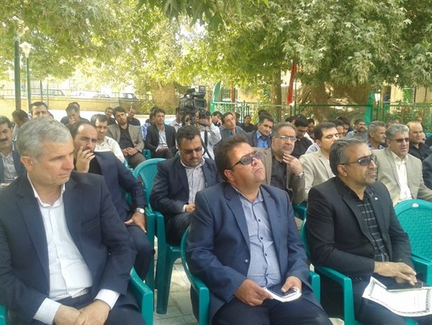 افتتاح طرح بهسازی روستای بزم بوانات