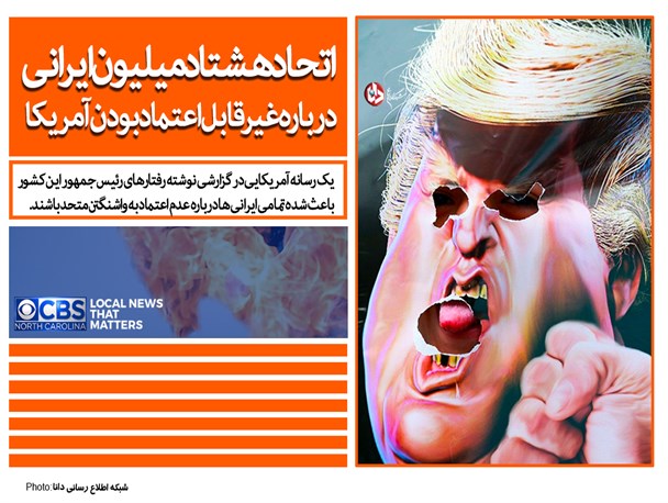 پوستر/اتحاد هشتاد میلیون ایرانی درباره غیرقابل اعتماد بودن آمریکا