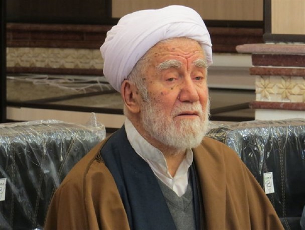 مراسم خاکسپاری آیت‌الله تاکندی