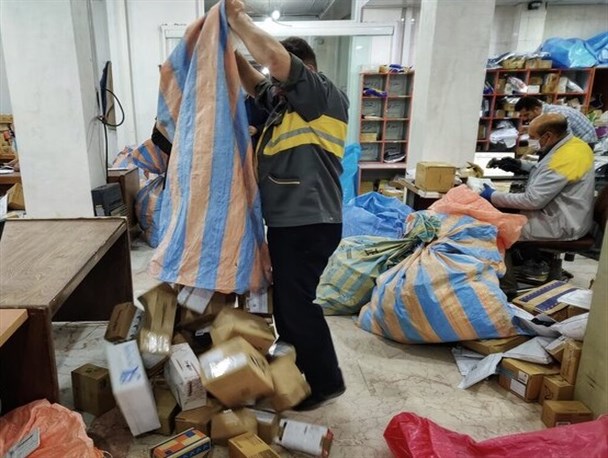 پاسخ اداره کل پست سیستان و بلوچستان درباره بسته‌های پستی آسیب دیده