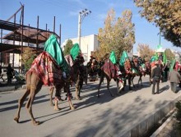 حرکت کاروان عاشورایی در روز دوم محرم در تفرش
