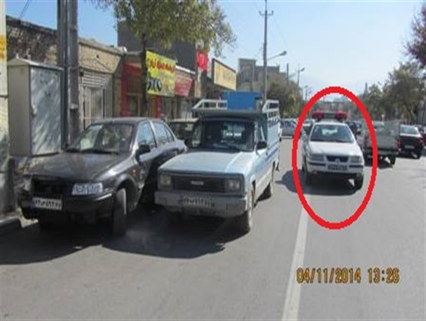 اجبار رانندگان اراکی برای عبور از خط ممتد
