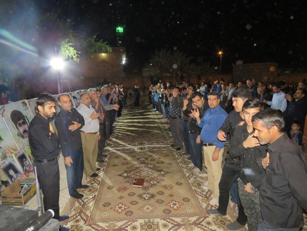 شب اربعین حسینی، حسینیه انصارالحسین(ع) خنج  + تصاویر