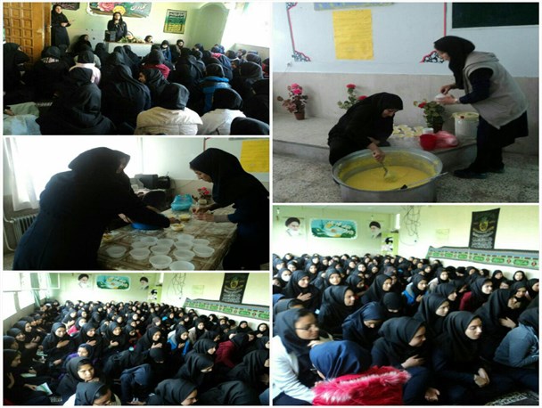محبت حسینی(ع) در ضمیر دانش آموزان تویسرکان/ نذرهایی که با دستان نوجوانان ادا شد + تصاویر