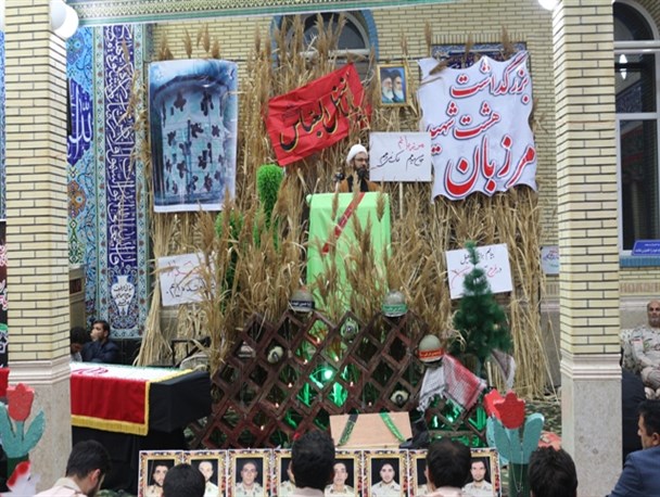 مراسم گرامیداشت یاد وخاطره شهدای مرزبانی در چالدران برگزار شد