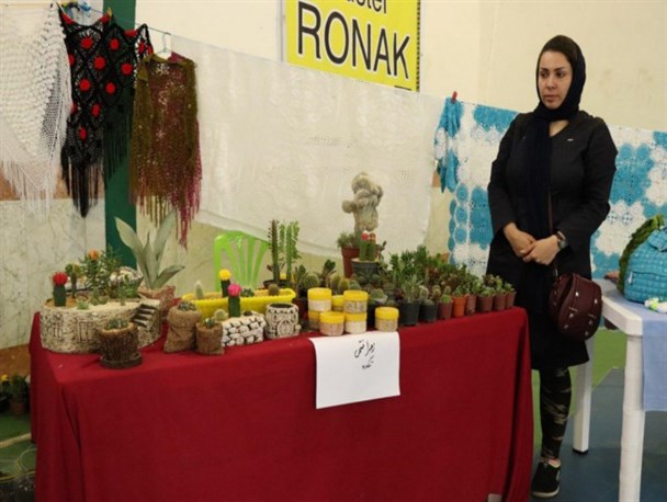 نمایشگاه توانمندی‌های زنان روستایی دهستان سخت سر برگزار شد + تصاویر