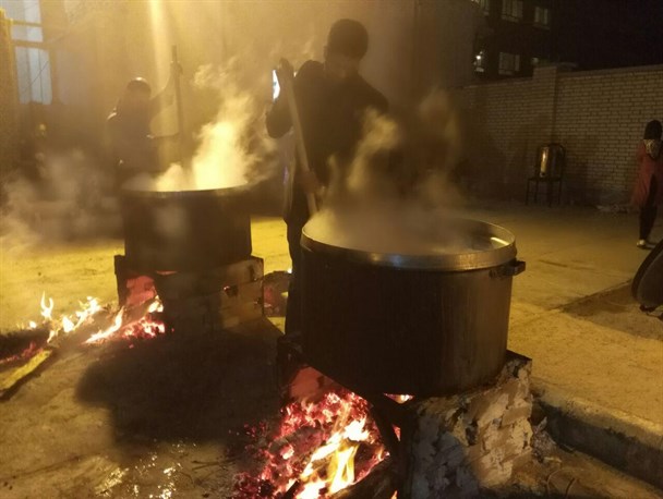 آیین حلیم پزی در شهرستان خاش از نگاه لنز دوربین