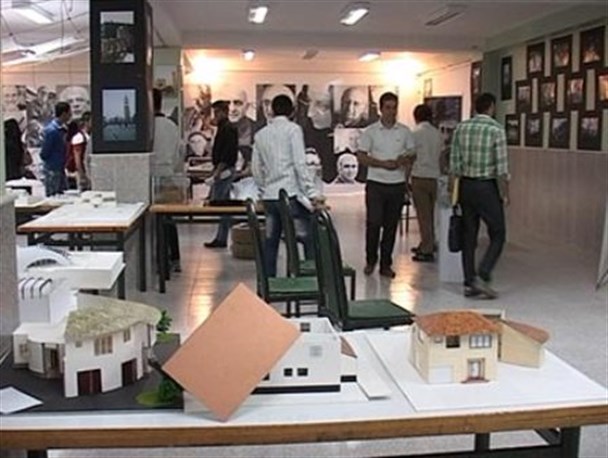 نمایشگاه آثار دانشجویان معماری موسسه آموزش عالی لیان برپا شد