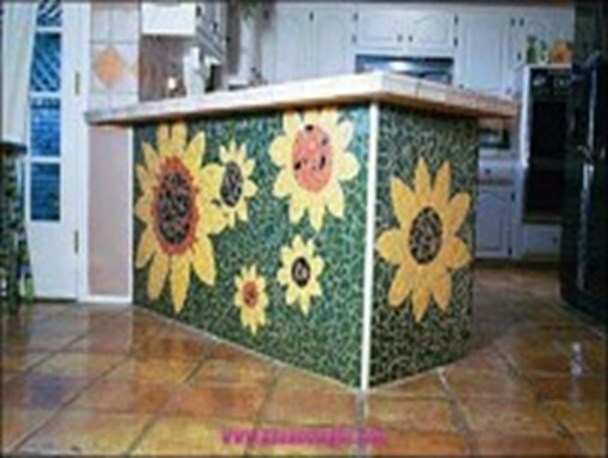 تصاویر/ هنر کاشیکاری تزیینی زوج خوش ذوق گلستانی
