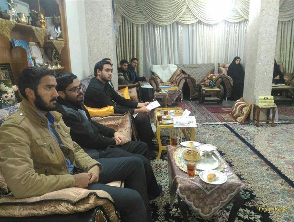 دیدار دانشجویان پیام نور بیرجند با خانواده شهید دانشجوعلی صمدیان + تصاویر