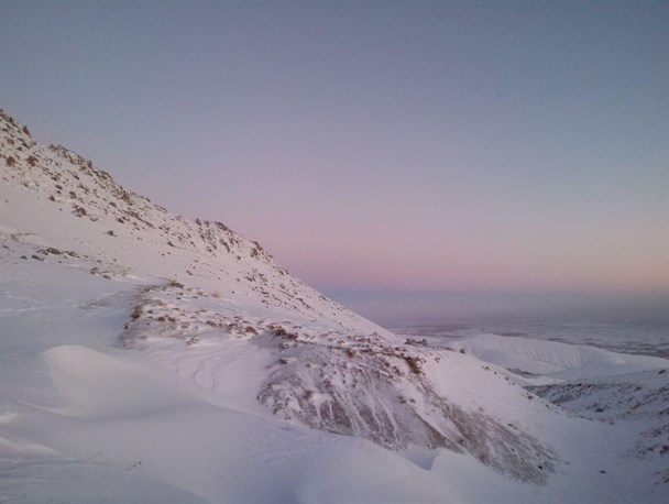 صعود سنگنوردان از دیواره آبشار گنجنامه
