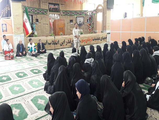 بازدید دختران دانش اموز شهرستان قروه از مناطق عملیاتی جنوب کشور+تصاویر