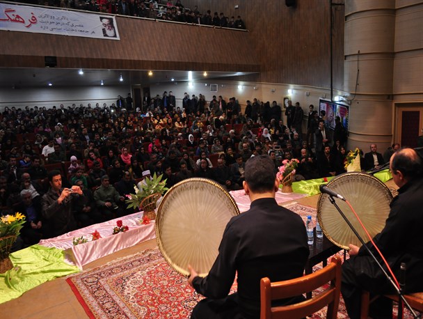 جشن بزرگ مولودی خوانی در بوکان برگزار شد+ تصاویر