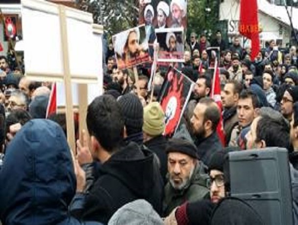 تظاهرات تویسرکانی ها در محکومیت جنایات آل سعود و اعدام شیخ نمر