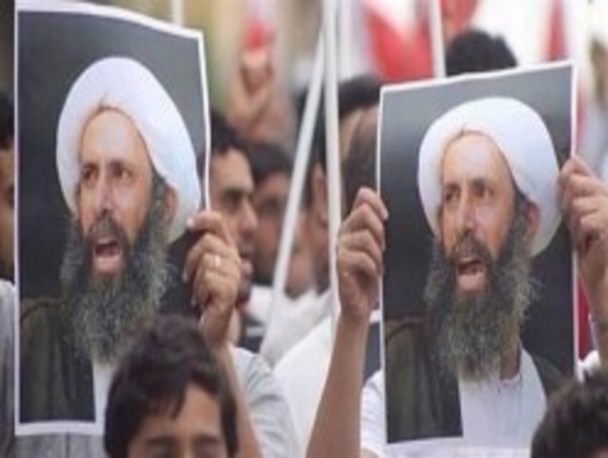 تجمع مردم غرب اصفهان در محکومیت شهادت آیت الله نمر با سخنرانی همسنگر شهید