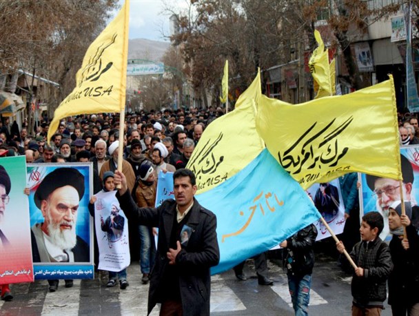 شعار “مرگ بر آل‌سعود” اهری‌ها در محکومیت شهادت شیخ نمر