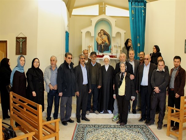 دیدار با مسیحیان گلستان در سال نوی میلادی+ تصاویر