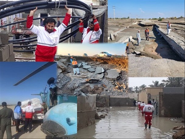 گروه‌های جهادی و نهادهای حمایتی در حال امدادرسانی هستند/ از زیرآب رفتن پایانه مرزی ریمدان تا مسدود بودن برخی محورهای مواصلاتی