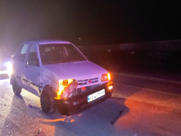 ۸ مصدوم براثر تصادف زنجیره‌ای در محور سرفاریاب-دهدشت