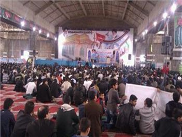 تجمع ده هزار نفری بسیجیان اهوازی در محکومیت توهین به رسول الله
