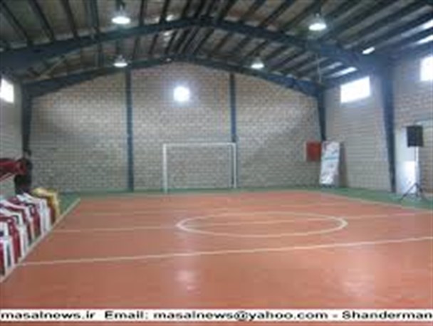 سالن ورزشی شهدای صالحین بخش پره سر افتتاح شد
