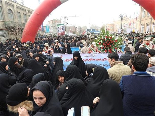 پیکر پاک دو شهید مدافع حرم در ارومیه تشییع شد+تصاویر