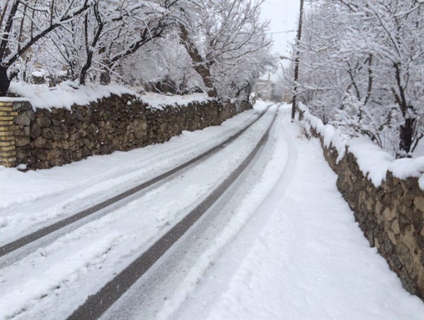 سرمای تلخ در خوش آب و هوای ترین روستای یزد