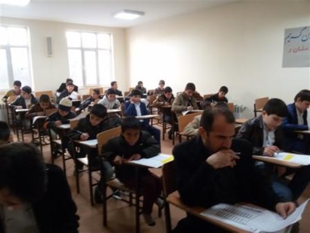 آزمون پایانی مرحله سوم طرح ملی حفظ قرآن کریم در گرمی برگزار شد