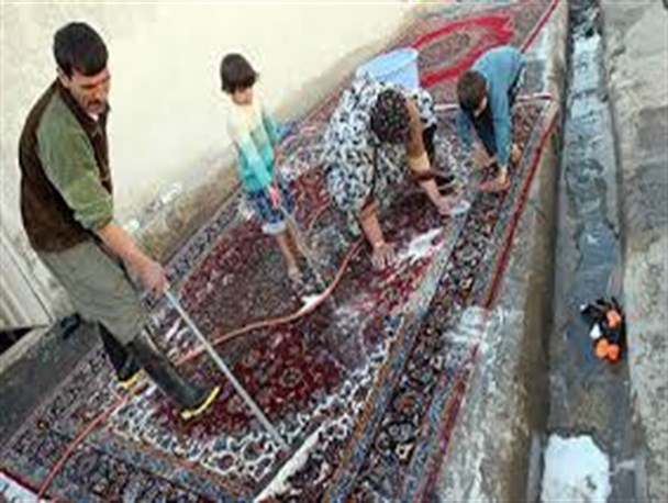بحران کم آبی و هدر دادن آن با شستن بی رویه فرش