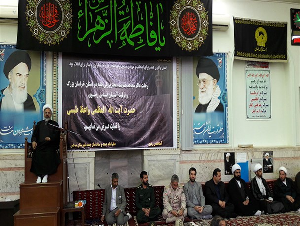 مراسم یادبود آیت الله واعظ طبسی در سرخس
