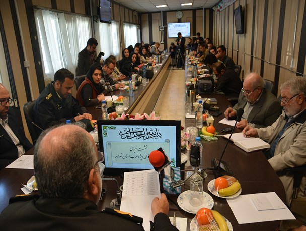 نشست خبری فرمانده انتظامی غرب استان تهران+ تصاویر