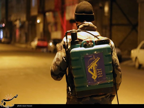 سپاه در خط مقدم مبارزه با "کرونا"+تصاویر