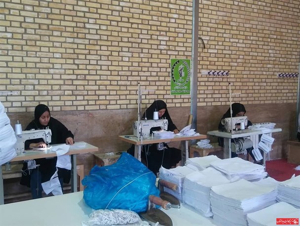 راه اندازی کارگاه تولید ماسک بهداشتی در شازند