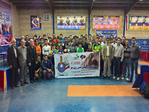 مسابقات روز جهانی تنیس روی میز در استان کرمانشاه برگزار شد+ تصویر