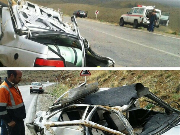 انحراف پژو و پراید در جاده های سمیرم چهار مصدوم برجای گذاشت