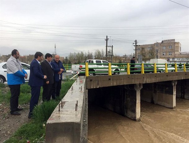 بازدید و بررسی مستمر وضعیت رودخانه شادچای شهریار + تصاویر